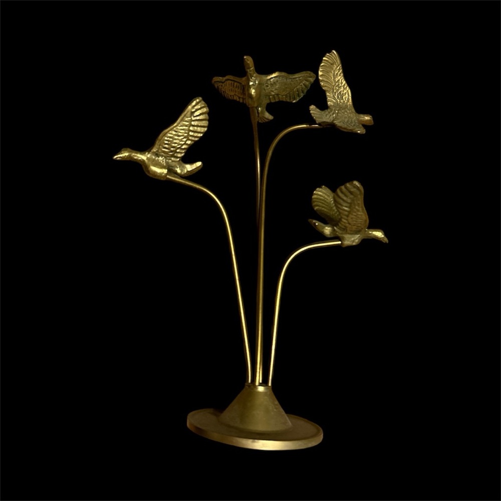 MCM brass Birds In Flight